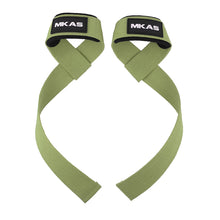 Load image into Gallery viewer, 1 Pair 3.8*60CM Strength Training Professional Hard Pull Grip Strap Fitness Weight Lifting Pressure Non-Slip Power Strap Winding Wrist Strap