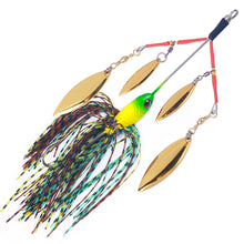 Load image into Gallery viewer, 13CM/22.8G Tractor Whisker Lure Bait Anti-Hanging Sole Composite Spinning Glitter False Bait Fishing Accessories