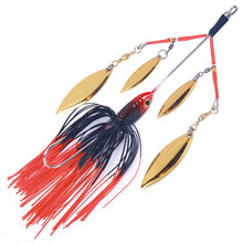 Load image into Gallery viewer, 13CM/22.8G Tractor Whisker Lure Bait Anti-Hanging Sole Composite Spinning Glitter False Bait Fishing Accessories