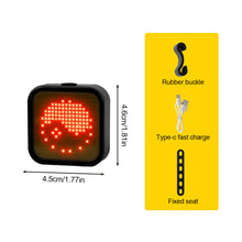 Load image into Gallery viewer, 1PC Mountain Bike Aluminum Alloy Taillight Creative Pattern 100LM LED Red Night Riding Warning Light