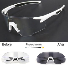 Load image into Gallery viewer, Outdoor Sports Cycling Photochromic Glasses Day And Night Dual Use HD Goggles UV400 Polarized Sunglasses