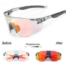 Load image into Gallery viewer, Outdoor Sports Cycling Photochromic Glasses Day And Night Dual Use HD Goggles UV400 Polarized Sunglasses