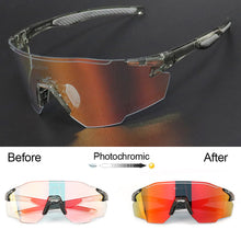 Load image into Gallery viewer, Outdoor Sports Cycling Photochromic Glasses Day And Night Dual Use HD Goggles UV400 Polarized Sunglasses