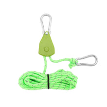 Load image into Gallery viewer, 4MM*4M Outdoor Camping Tent Wind Rope Metal Pulley Adjuster Thick High Reflective Adjustable Parachute Cord Camping Supplies