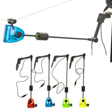 Load image into Gallery viewer, 1PC European Carp Fishing Pole Rocker Flat Clamps Hard Rod Reservoir Fishing Flash Alarm Stainless Steel Tensioner
