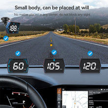 Load image into Gallery viewer, Car HUD Head Display Digital Speedometer GPS Speed Meter KMH MPH Dispaly USB for Truck Motorcycle Auto Part Accessories