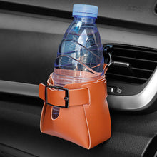 Load image into Gallery viewer, Car Air Outlet Clip Hooks Auto Interior Box Organizer Leather Pouch Storage Bag Phone Holder Pouch Accessories