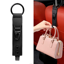 Load image into Gallery viewer, Car Storage Clips Back Seat PU Leather Hooks Holder Auto Fastener Hangers Car Interior Accessories