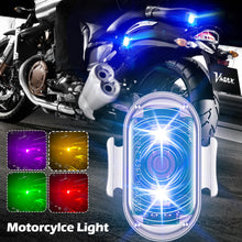 Load image into Gallery viewer, Motorcycle Strobe Light Flash Wireless Remote Control LED Anti-collision Warning Lamp Waterproof For Car Bike Bicycle