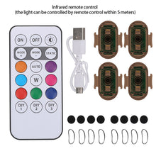 Load image into Gallery viewer, Motorcycle Strobe Light Flash Wireless Remote Control LED Anti-collision Warning Lamp Waterproof For Car Bike Bicycle