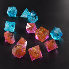 Load image into Gallery viewer, Dice Molds for Resin 7 Shapes Dice Resin Mold Silicone Integrated Polyhedral Dice Silicone Molds for Making Dice Set