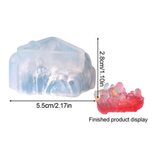 Load image into Gallery viewer, DIY Crystal Epoxy Resin Mold Crystal Cluster Irregular Stone Silicone Mold 3D Ornaments Handicraft Necklace Earrings Pendant Epoxy Resin Mold