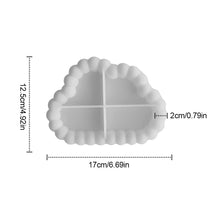Load image into Gallery viewer, Bubble Storage Tray Silicone Mold DIY Resin Plaster Cement Gift Casting Mould Round Flower Cloud Heart Shape Coaster Home Decor