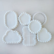 Load image into Gallery viewer, Bubble Storage Tray Silicone Mold DIY Resin Plaster Cement Gift Casting Mould Round Flower Cloud Heart Shape Coaster Home Decor