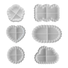 Load image into Gallery viewer, Bubble Storage Tray Silicone Mold DIY Resin Plaster Cement Gift Casting Mould Round Flower Cloud Heart Shape Coaster Home Decor