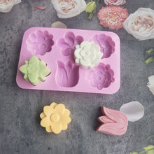 Load image into Gallery viewer, kinds Flower Silicone Molds Different Flower-shaped Baking Molds Suitable for Soap and Candle Making Cake Chocolate mould