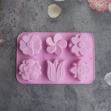 Load image into Gallery viewer, kinds Flower Silicone Molds Different Flower-shaped Baking Molds Suitable for Soap and Candle Making Cake Chocolate mould