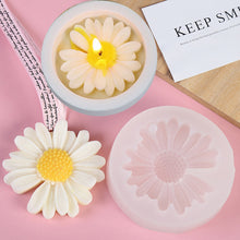 Load image into Gallery viewer, Daisy Scented Candle Daisy Silicone Candle Mold Aromatherapy Soap Mold for Candle Making Kit DIY Flower Handmade Candle Mold