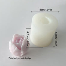 Load image into Gallery viewer, Tulip Candle Mold DIY Flower Expanded Fragrance Stone Handmade Soap Cake Decoration Baking Silicone Mold