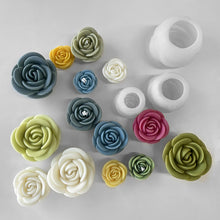 Load image into Gallery viewer, Flower Silicone Candle Mold 3D Peony Flower Soap Gypsum Resin Casting Mould DIY Chocolate Cake Baking Tool Wedding Gift