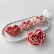 Load image into Gallery viewer, Love Flowers Mold DIY Heart Shaped Roses Aromatherapy Candle Epoxy Resin Plaster Mould Handmade Soap Silicone Molds