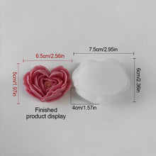 Load image into Gallery viewer, Love Flowers Mold DIY Heart Shaped Roses Aromatherapy Candle Epoxy Resin Plaster Mould Handmade Soap Silicone Molds