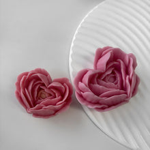 Load image into Gallery viewer, Love Flowers Mold DIY Heart Shaped Roses Aromatherapy Candle Epoxy Resin Plaster Mould Handmade Soap Silicone Molds
