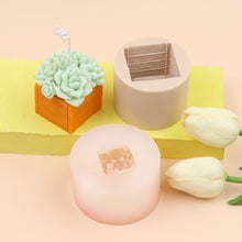 Load image into Gallery viewer, Succulent Flower Pot Silicone Mold DIY Flower Plant Gypsum Candle Making Resin Soap Mould Handmade Cement Clay Molds Home Decor