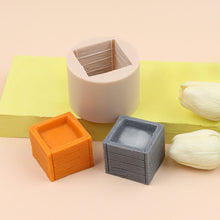 Load image into Gallery viewer, Succulent Flower Pot Silicone Mold DIY Flower Plant Gypsum Candle Making Resin Soap Mould Handmade Cement Clay Molds Home Decor