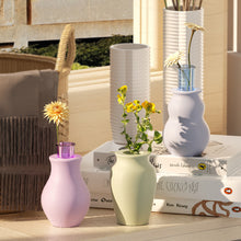 Load image into Gallery viewer, Round Hydroponic Gypsum Mould DIY Hydroponics Test Tube Vase Silicone Mold Plant Vase Cement Resin Mold Decor