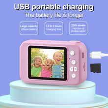 Load image into Gallery viewer, Y2 1080P Kids Digital Camera 2.4 Inch IPS Screen with Neck Strap Single Lens Mini Digital Camera Camcorder Birthday Christmas Gift