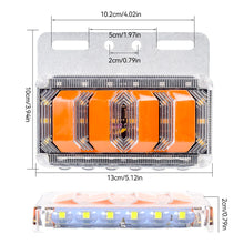Load image into Gallery viewer, 24V Waterproof Truck LED Side Marker Indicator Lamp Clearance Light for Truck Trailer Off-Road Forward Tractor Bus Super Bright