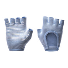 Load image into Gallery viewer, 1Pair Women's Half-Finger Bare Back Yoga Gloves Non-Slip Breathable Fitness Cycling Pilates Cotton Gloves