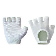 Load image into Gallery viewer, 1Pair Women's Half-Finger Bare Back Yoga Gloves Non-Slip Breathable Fitness Cycling Pilates Cotton Gloves