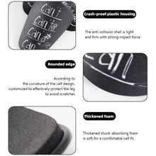 Load image into Gallery viewer, 1Pair Can't Pattern Professional Football Shin Guard PU Thick Anti-Collision And Shock-Absorbing Insert Board Sports Protective Supplies