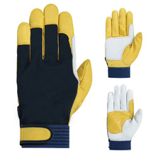 Load image into Gallery viewer, 1Pair Safety Work Gloves Builder Gloves Gardening Gloves Light-Duty Mechanic Gloves Imitation Sheepskin for Men Women