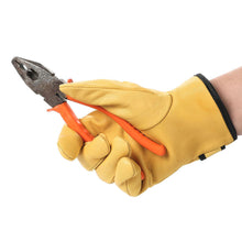 Load image into Gallery viewer, Work Gloves Soft Sheepskin Leather Driver Hunting Driving Farm Garden Welding Security Protection Safety Mechanic Glove