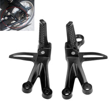 Load image into Gallery viewer, 2Pcs Aluminum Alloy Motorcycle Foot Pegs Rests Pegs Holders Motorbike Dirt Pit Bike For Suzuki Raider 150