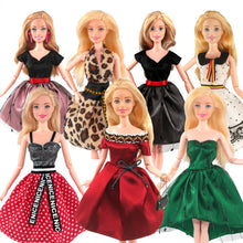 Load image into Gallery viewer, Doll Clothes Fashion Outfit Dress Compatible for 30cm Barbie Doll Accessories Christmas Birthday Toy for Girls