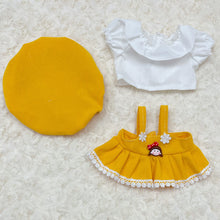 Load image into Gallery viewer, 20CM Cotton Doll Rompers Cartoon Plush Doll Replacement Outfit Princess Dress Playing House Accessories Mini Clothes