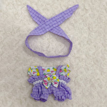 Load image into Gallery viewer, 20CM Cotton Doll Rompers Cartoon Plush Doll Replacement Outfit Princess Dress Playing House Accessories Mini Clothes