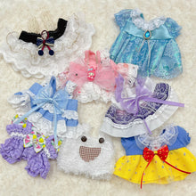 Load image into Gallery viewer, 20CM Cotton Doll Rompers Cartoon Plush Doll Replacement Outfit Princess Dress Playing House Accessories Mini Clothes