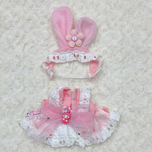 Load image into Gallery viewer, 20CM Cotton Doll Rompers Cartoon Plush Doll Replacement Outfit Princess Dress Playing House Accessories Mini Clothes