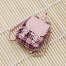 Load image into Gallery viewer, Doll Bag for Labubu Macaron Barbies Blythes and 20cm Plush Doll & 1/6 BJD Canvas Backpack