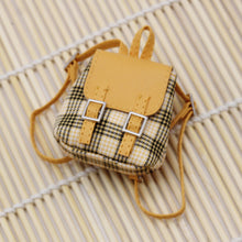 Load image into Gallery viewer, Doll Bag for Labubu Macaron Barbies Blythes and 20cm Plush Doll & 1/6 BJD Canvas Backpack