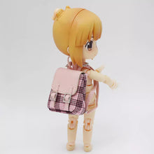 Load image into Gallery viewer, Doll Bag for Labubu Macaron Barbies Blythes and 20cm Plush Doll & 1/6 BJD Canvas Backpack