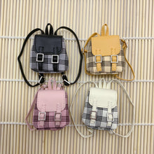 Load image into Gallery viewer, Doll Bag for Labubu Macaron Barbies Blythes and 20cm Plush Doll & 1/6 BJD Canvas Backpack