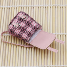 Load image into Gallery viewer, Doll Bag for Labubu Macaron Barbies Blythes and 20cm Plush Doll & 1/6 BJD Canvas Backpack