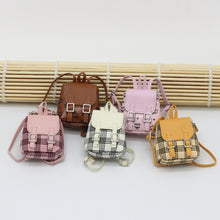 Load image into Gallery viewer, Doll Bag for Labubu Macaron Barbies Blythes and 20cm Plush Doll & 1/6 BJD Canvas Backpack