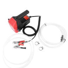 Load image into Gallery viewer, 12V 60W Electric Car Oil Suction Pump Fuel Delivery Engine Oil Crude Oil Fluid Suction Pump with 4ft Tube For Boat Motorcycle Vehicle